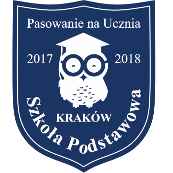 Wzór 3 tarczy szkolnej z granatowo białego laminatu grawerskiego